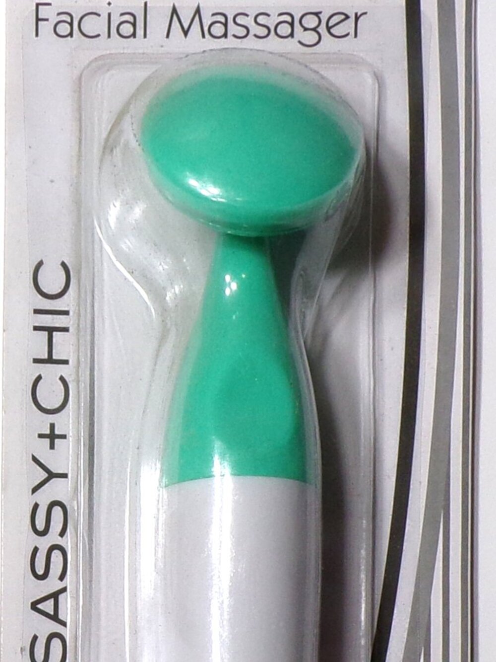 Sassy + Chic Battery-Operated Facial Massager, 1 pc (Blue)
